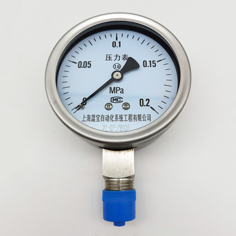 Stainless steel pressure gauge